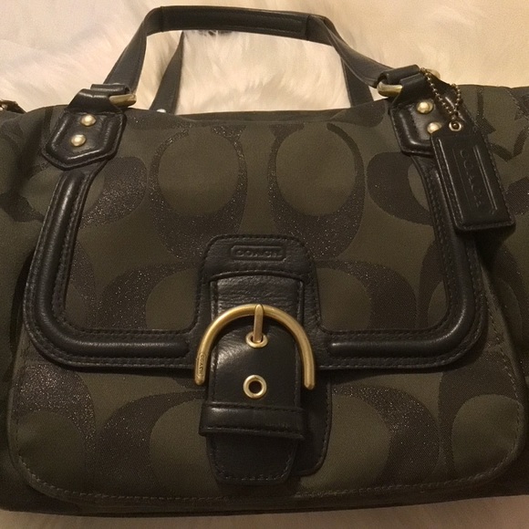 Coach Satchel | Dark Green | EUC - Picture 2 of 9